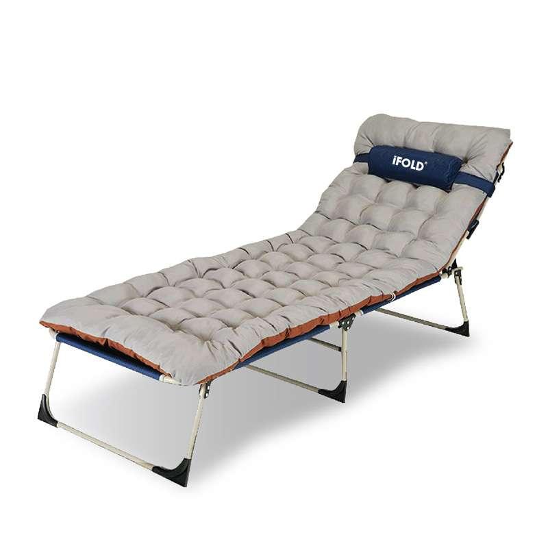 iFOLD เตียงนอนพับได้ Good Sleep สีน้ำเงิน พร้อมเบาะนวม-1