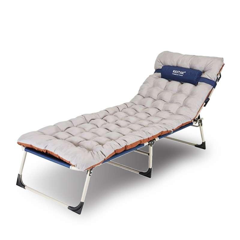 RESTAR เตียงนอนพับได้ รุ่น Bluefin สีน้ำเงิน พร้อมเบาะนวม-1