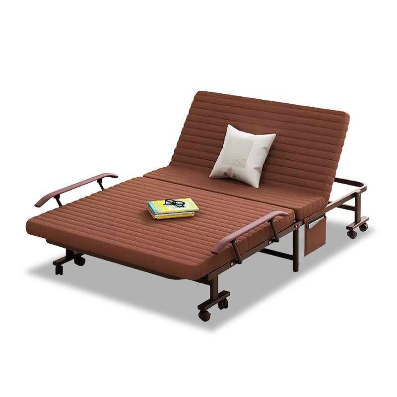 เตียงนอนพับได้ RESTAR รุ่น Richmond สีน้ำตาล ความกว้าง 120 ซม. -1