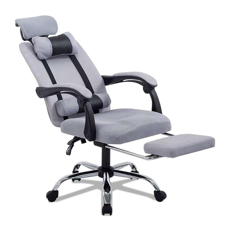 LUCAS เก้าอี้ทำงาน เก้าอี้เกมมิ่ง มีที่พักเท้า รุ่น Freedom สีเทา-1