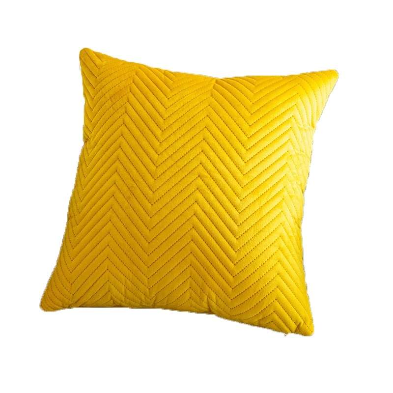 หมอนอิง HOME CHOICE รุ่น Daisy  สีเหลือง ขนาด 45x45x15 ซม.-1