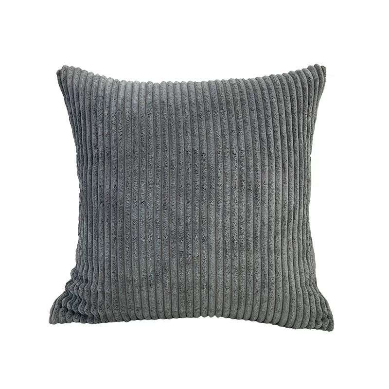 หมอนอิง HOME CHOICE รุ่น Button สีเทา ขนาด 45x45x15 ซม.-1