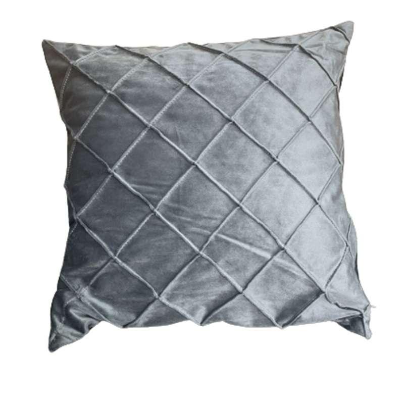 หมอนอิง HOME CHOICE รุ่น Bluebell สีเทา ขนาด 45x45x15 ซม.-1