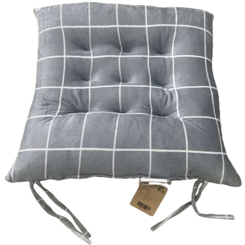 เบาะรองนั่ง Candytuft ขนาด 40x40x7cm สีเทา HOMECHOICE-1