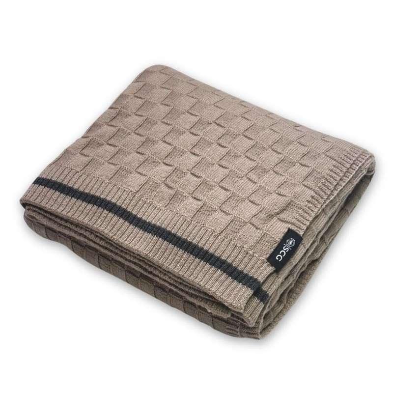 ผ้าห่มUpcycling ยับยั้งเชื้อไวรัส เบจ-1