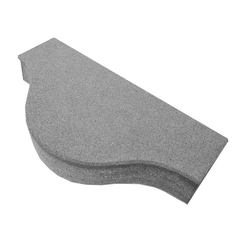 บล็อกปูพื้น เอสซีจี รุ่นเคิร์ฟ-ตัวจบ สีเทา 18.6x40x8 ซม.-1