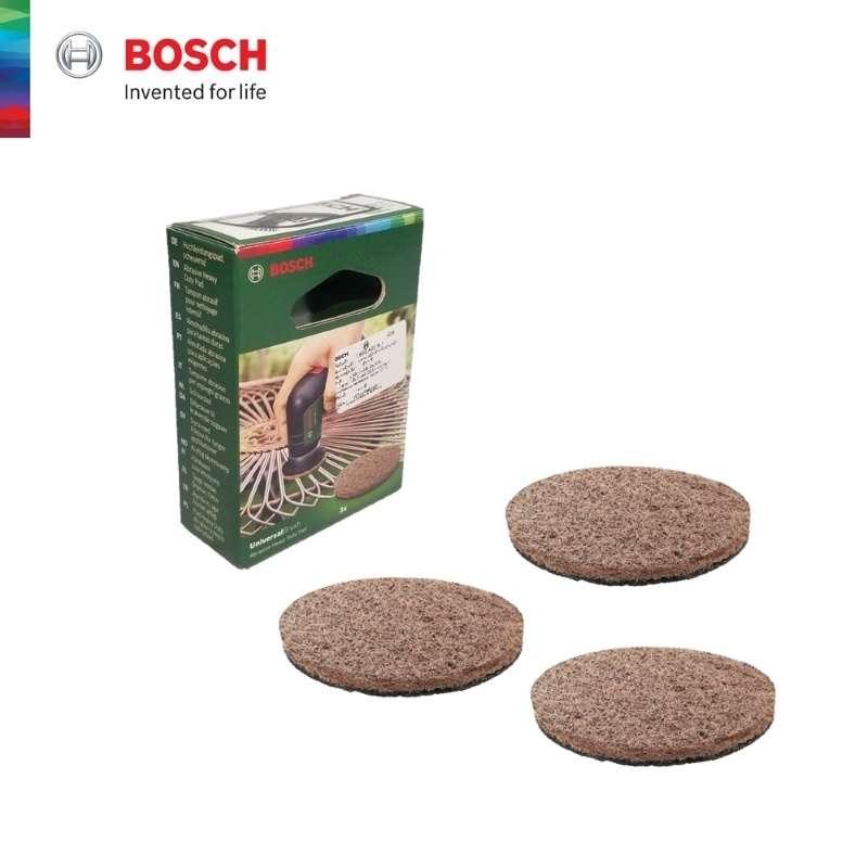แผ่นใยขัดงานหนัก BOSCH UniversalBrush สีน้ำตาล-1