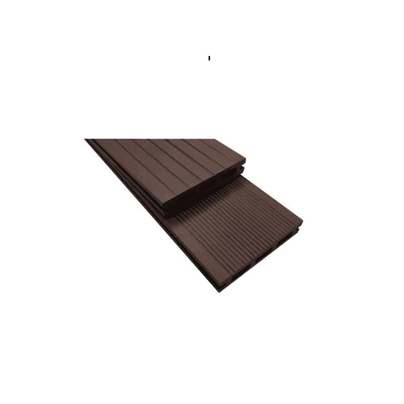 ไม้พื้นแบบกลวง หน้า 4 นิ้ว THAISUN 2x10x240 ซม. น้ำตาลชอคโกแลต-1