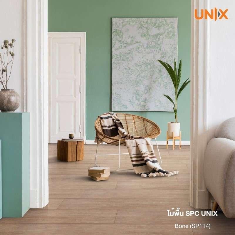 ไม้พื้น UNIX 4 mm SPC Bone SP114-1