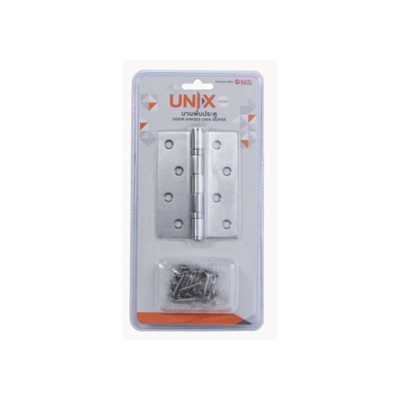 บานพับสเตนเลส 4"x3" UNIX Super+-1