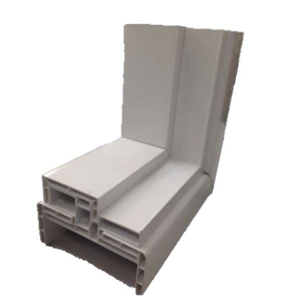 วงกบUPVC UNIX Subframeแห้ง KD 70x200 ขาว-1