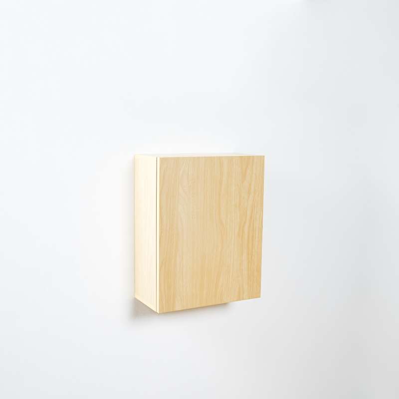 FASTTECT ตู้เก็บของติดผนัง มินิมอล สีเมเปิ้ล Size M-1