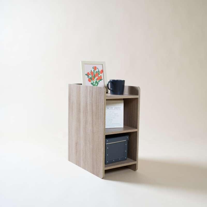 FASTTECT ตู้เก็บของ ไร้หน้าบาน สีไวท์โอ๊ค Size L-1