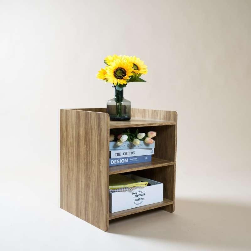 FASTTECT ตู้เก็บของ ไร้หน้าบาน สีลาเต้ Size M-1