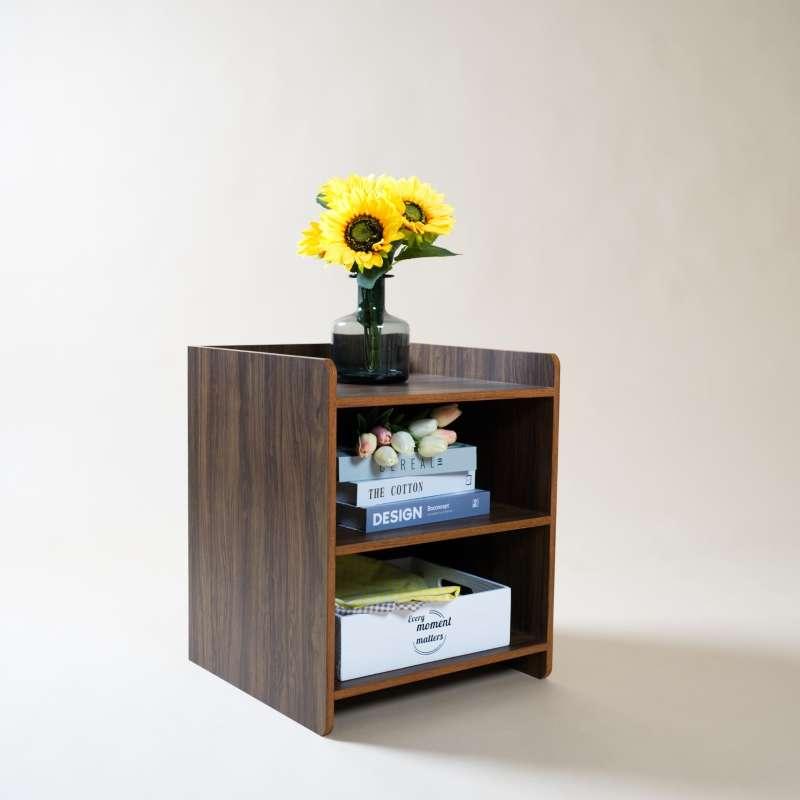 FASTTECT ตู้เก็บของ ไร้หน้าบาน สีโอ๊ค Size M-1