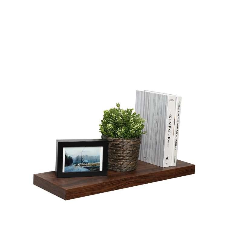 FASTTECT ชั้นวางของติดผนัง ขอบบาง กว้าง 20 x ยาว 60 ซม. สีโอ๊ค-1