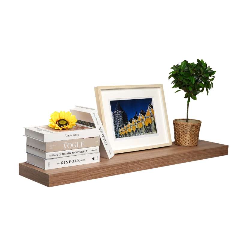 FASTTECT ชั้นวางของติดผนัง กว้าง 24 x ยาว 110 ซม. สีไวท์โอ๊ค-1