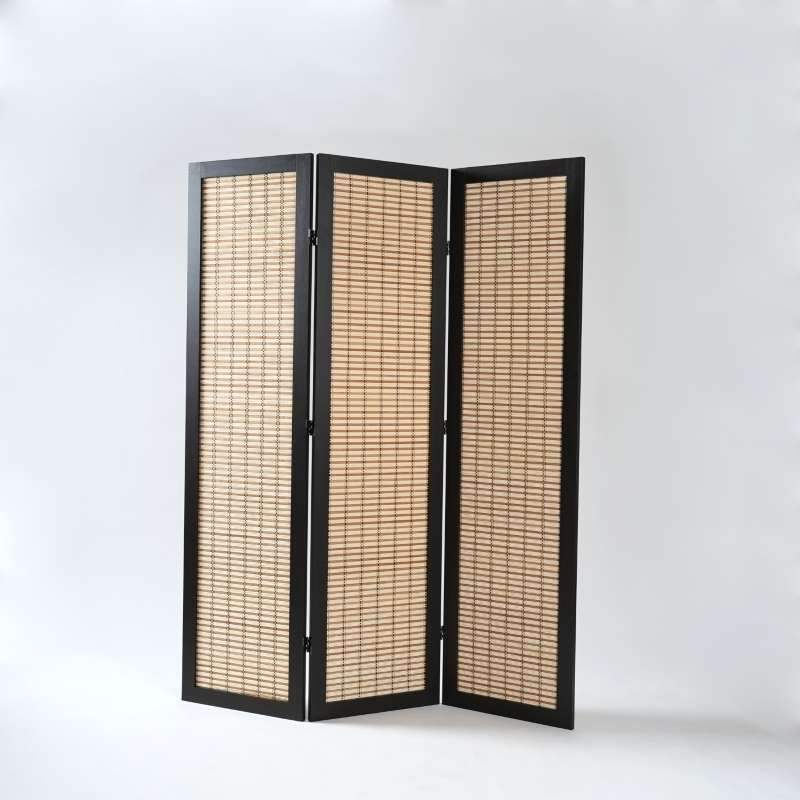 FASTTECT ฉากกั้นห้องญี่ปุ่น สีเวงเก้ 3 บาน -1