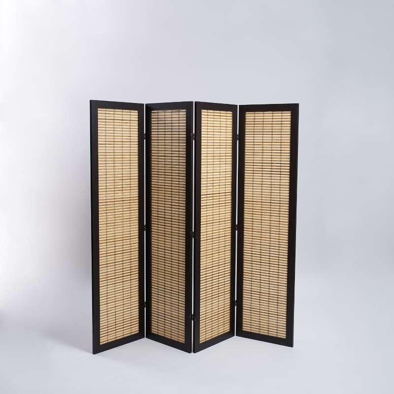 FASTTECT ฉากกั้นห้องญี่ปุ่น สีเวงเก้ 4 บาน -1