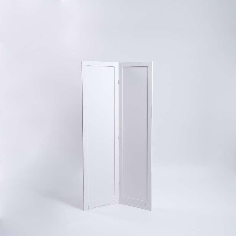 FASTTECT ฉากกั้นห้องเรียบๆ สีขาว 2 บาน-1