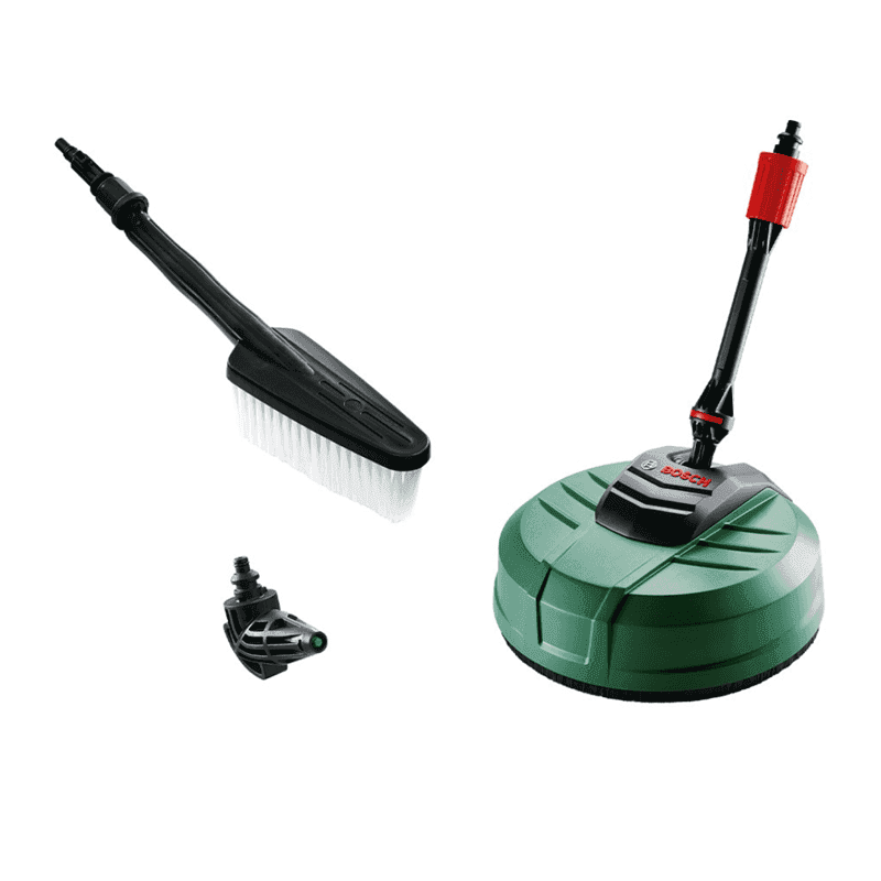 ชุดทำความสะอาดรถ (แปรงขัด, แปรงล้างพื้น, หัวฉีด 90องศา) BOSCH-1