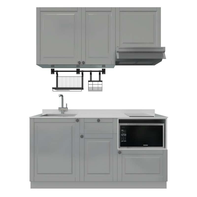 ชุดครัวสำเร็จรูป รุ่น ALICE ยาว 1.66 เมตร ติดตั้งซิงค์ด้านซ้าย-1