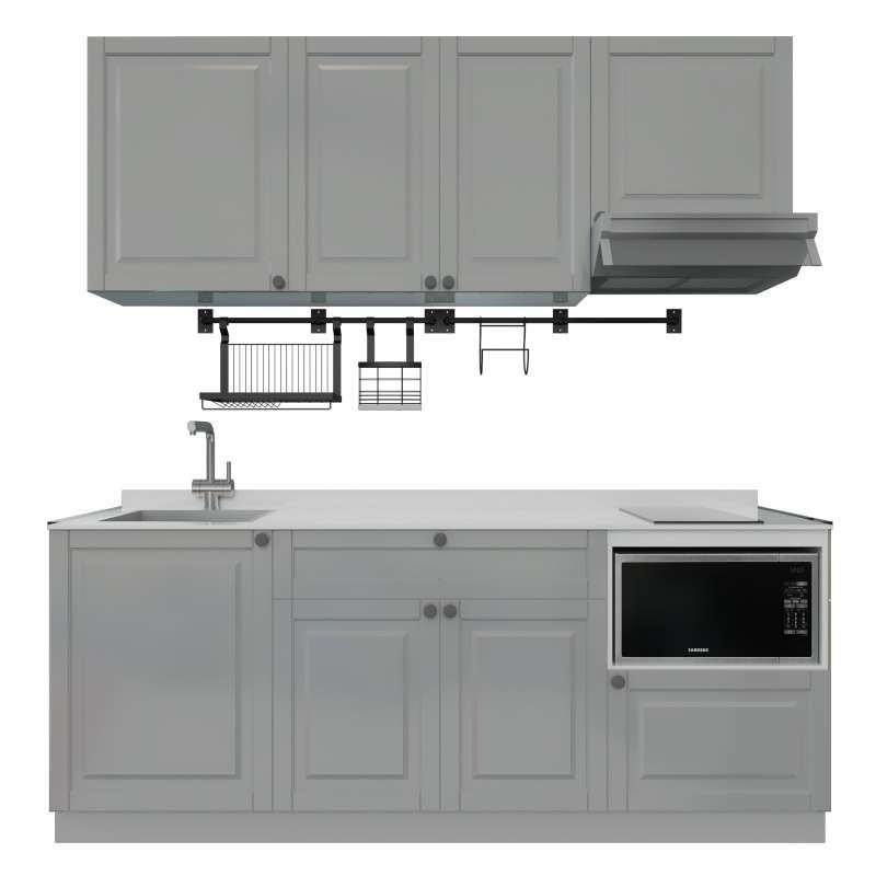 ชุดครัวสำเร็จรูป รุ่น ALICE ยาว 2.11 เมตร ติดตั้งซิงค์ด้านซ้าย-1