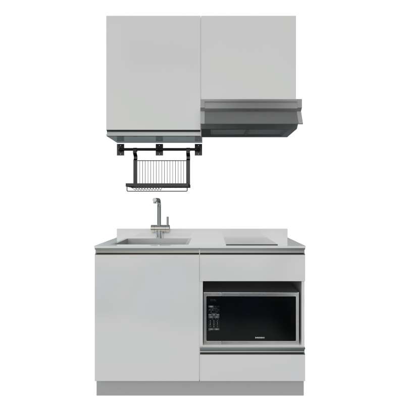 ชุดครัวสำเร็จรูป รุ่น BLANCE ยาว 1.21 เมตร ติดตั้งซิงค์ด้านซ้าย-1