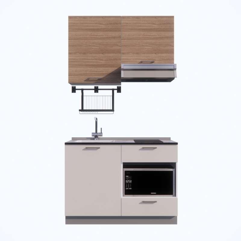 STARMARK ชุดครัวสำเร็จรูป รุ่น CONTE ยาว 1.21 เมตร ติดตั้งซิงค์ด้านซ้าย-1