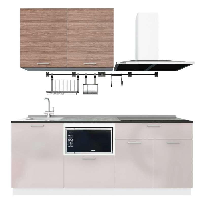 ชุดครัวสำเร็จรูป รุ่น CONTE ยาว 2.11 เมตร ติดตั้งซิงค์ด้านซ้าย-1