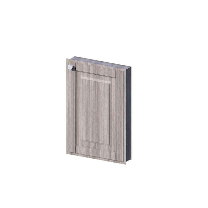 บานซิงค์เดี่ยวเปิดขวา รุ่น ALICE V2 40x60 ซม. สี Unique Oak-1