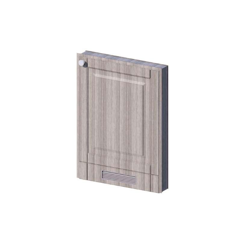 บานถังแก๊สเปิดขวา รุ่น ALICE V2 50x70 ซม. สี Unique Oak-1