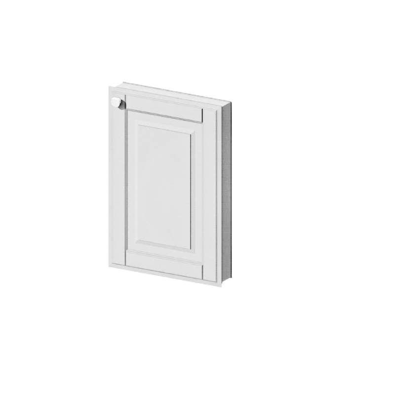 บานซิงค์เดี่ยวเปิดขวา รุ่น ALICE 40x60 ซม. สี White-1