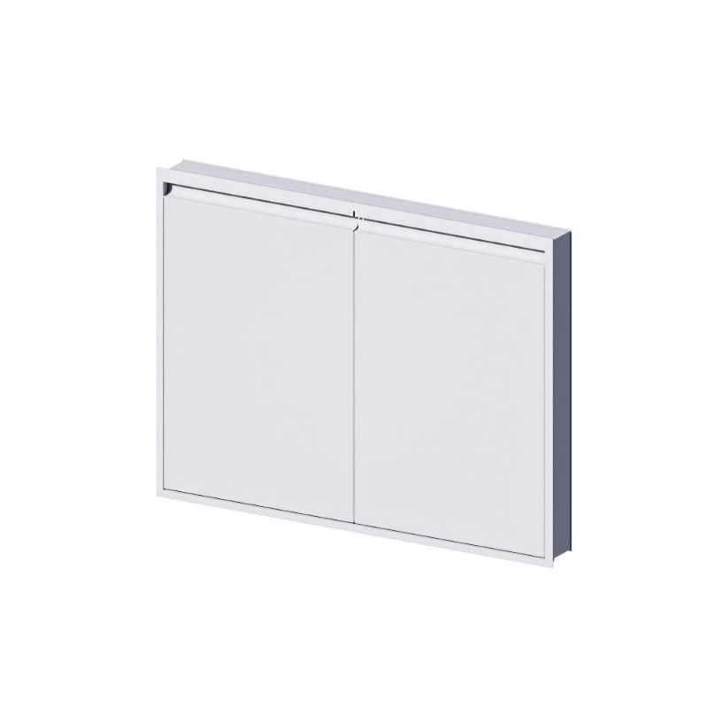 บานซิงค์คู่ BLANCE V2 80x60 ซม. สี Gross White-1