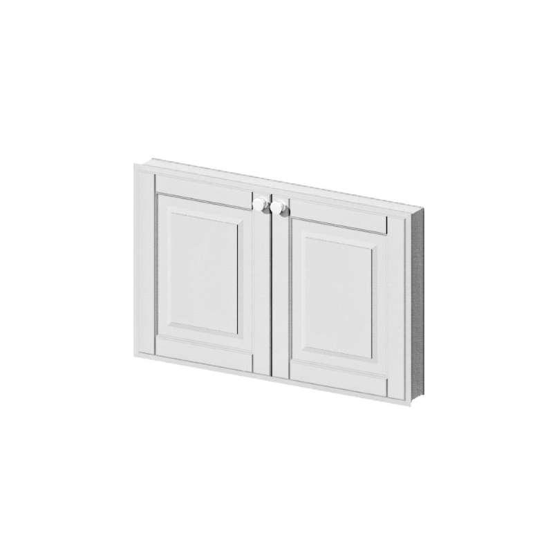 บานคู่ใต้เตา รุ่น ALICE V2 80x50 ซม. สี White-1