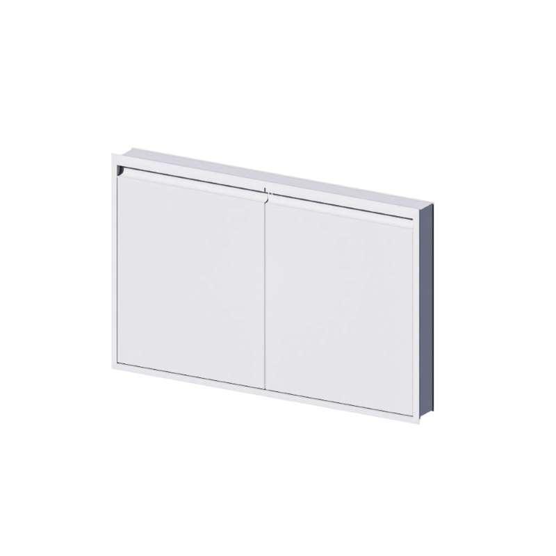 บานคู่ใต้เตา รุ่น BLANCE V2 80x50 ซม. สี Gross White-1