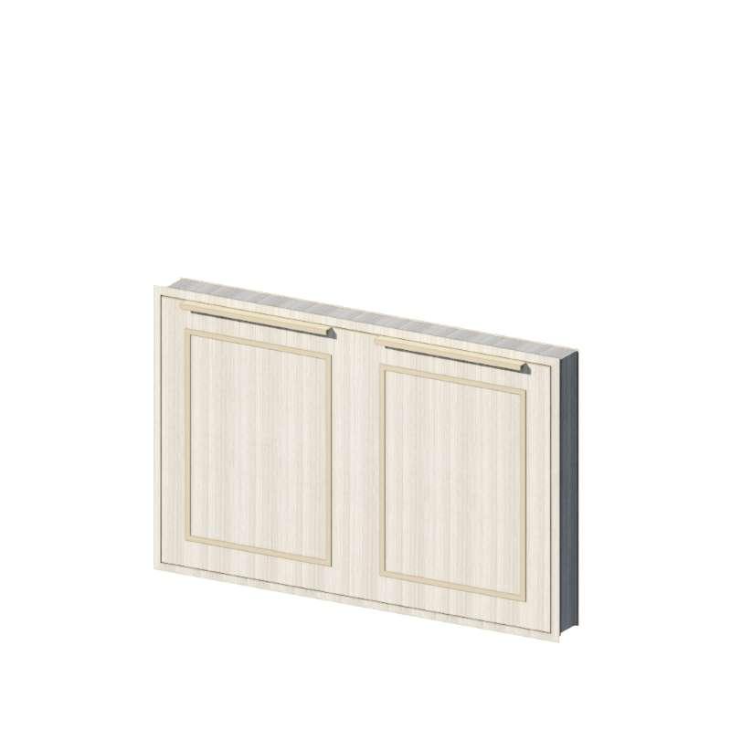 บานคู่ใต้เตา รุ่น KYLIE V2 80x50 ซม. สี Smoky Ash-1