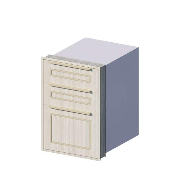 ตู้ลิ้นชัก 3 ชั้น รุ่น KYLIE V2 40x60 ซม. สี Smoky Ash-1