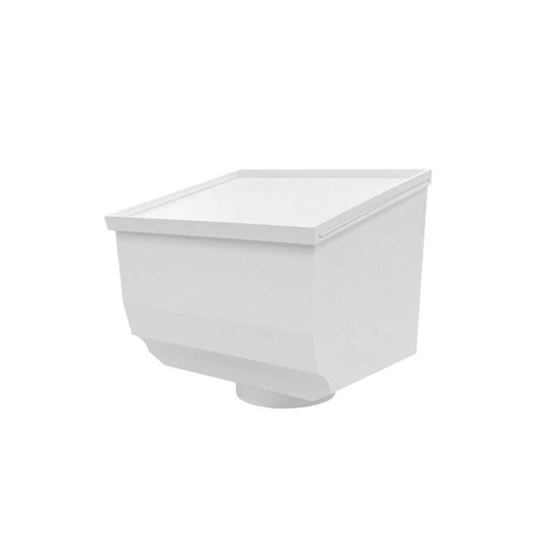 ชุดระบายน้ำระเบียงไวนิล เอสซีจี สีขาว-1