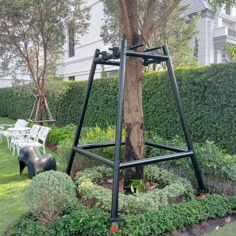 ค่าสำรวจบริการติดตั้งชุดโครงเหล็กค้ำยันต้นไม้พร้อมเสาเข็มเหล็ก-1