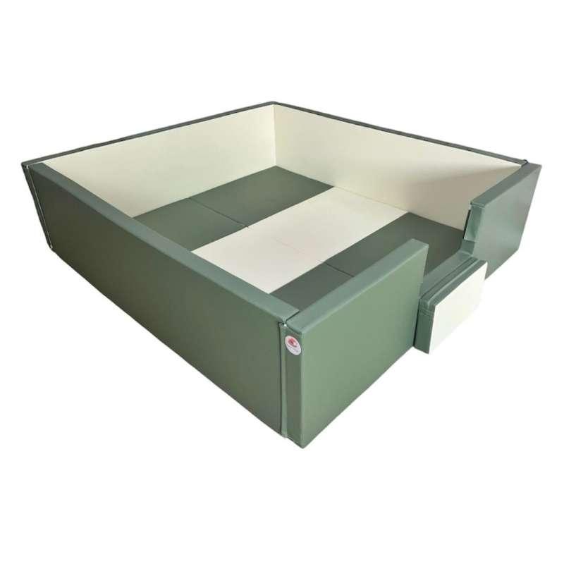 คอกกั้นเด็ก Restar รุ่น LIGHT หนัง Classic ขนาด 5 ฟุต + ประตู-1