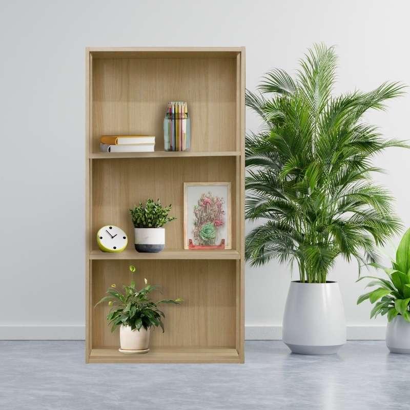 ชั้นวางของ 3 ชั้น 60X24X118.4 cm สีไม้อ่อน HOMECHOICE-1