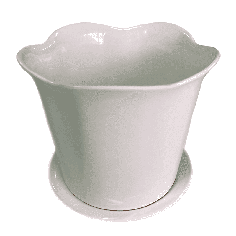 กระถางต้นไม้มินิมอล Plant Me สี White-1