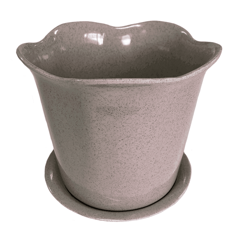 กระถางต้นไม้มินิมอล Plant Me สี Brown granite-1