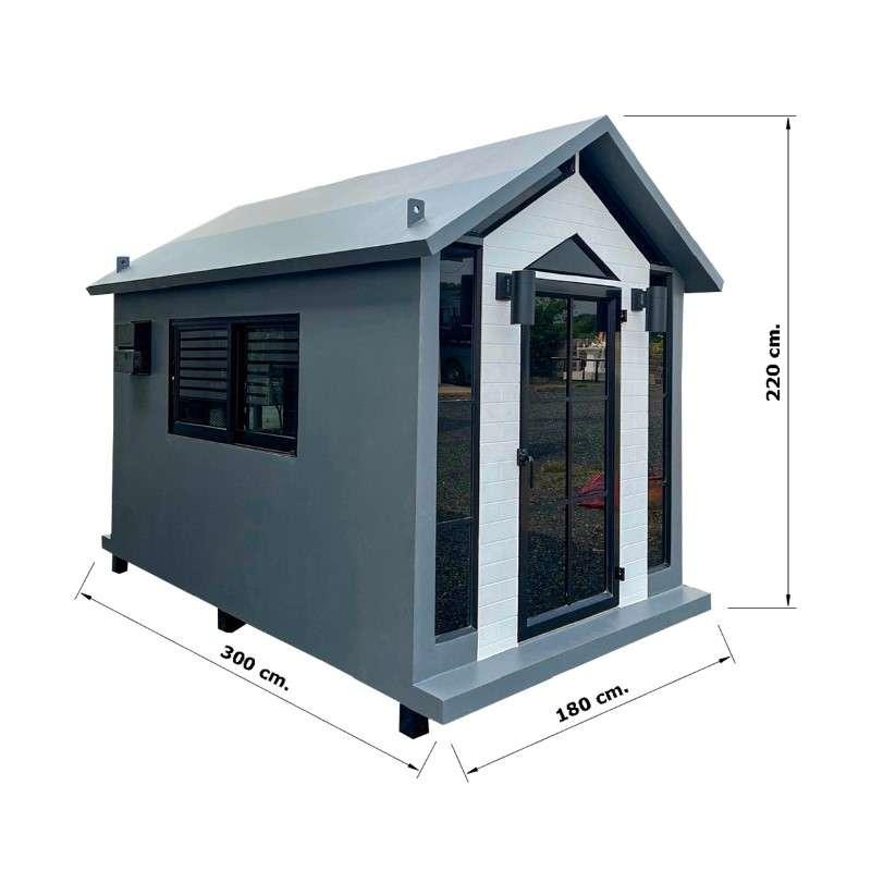 บ้านหมา บ้านแมว แบบ 35 นอร์ดิกสไตล์ ขนาด 180x300x220cm.-1