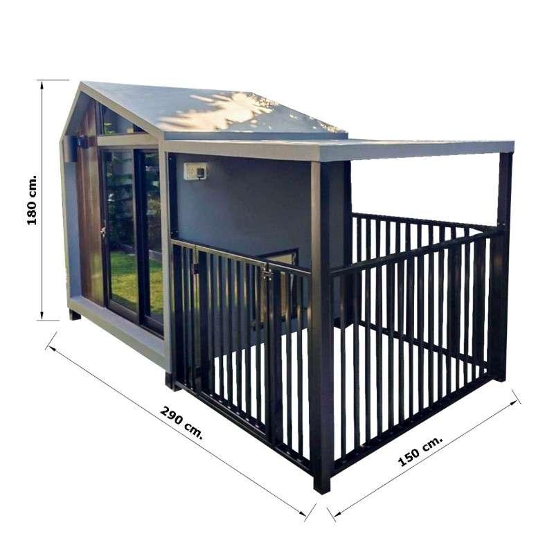 บ้านหมา บ้านแมว แบบ 11 นอร์ดิกสไตล์ ขนาด 150x290x180cm.-1