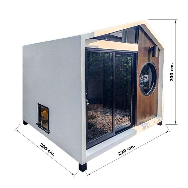 บ้านหมา บ้านแมว แบบ 11 นอร์ดิกสไตล์ ขนาด 200x220x200cm.-1