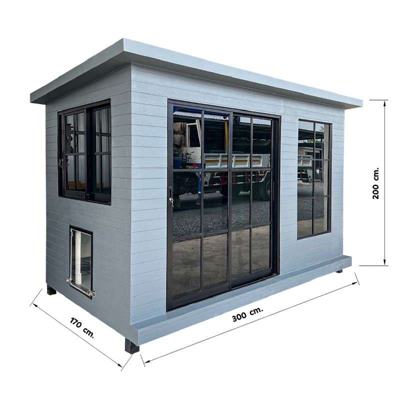 บ้านหมา บ้านแมว แบบ 34 คลาสสิคสไตล์ ขนาด 170x300x200cm.-1