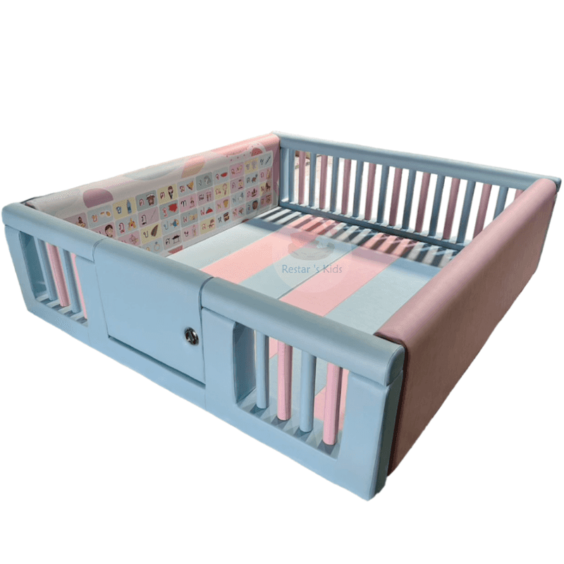 คอกกั้นRestarรุ่นBar2-3ด้าน คอกกั้น (Classic) ขนาด 6 ฟุต +ประตู-1