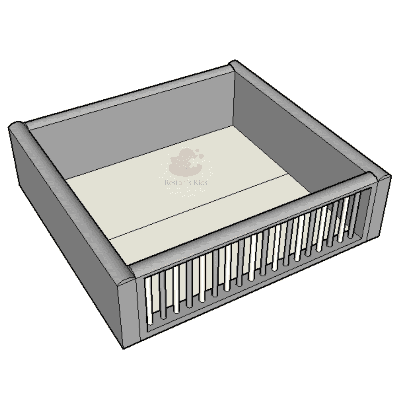 คอกกั้นเด็กRestar รุ่นBarหนัง Classic  ขนาด 6 ฟุต ไม่มีประตู-1